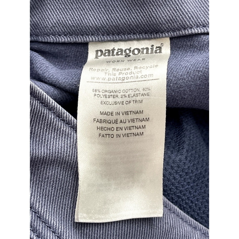 Patagonia Escala Rock Pants Hiking Climbing Blue Stretch 82920 Womens 2 - Picture 6 of 7